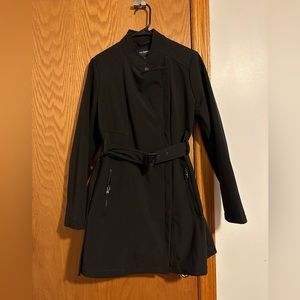 Liz Claiborne Lg Black Coat